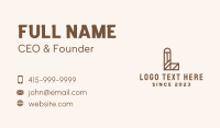 Farm Mill Letter L  Business Card