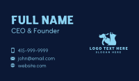 Dog Cat Veterinary Business Card