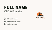 Contractor Mountain Excavator Business Card
