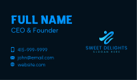  People Fitness Organization Business Card