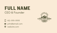 Outdoor Forest Mountain  Business Card Design