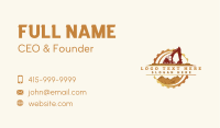Excavator Backhoe Machinery Business Card