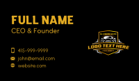 Automotive Car Garage Business Card