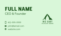 Green Pine Mountain Peak Business Card