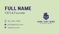 Punk Skull Nightclub Business Card Design