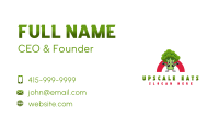 Healthy Broccoli Fitness Business Card Image Preview