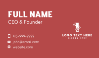 Letter I Business Card example 4