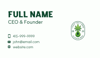 Cannabis Liquid Droplet Business Card Design