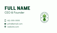 Cannabis Liquid Droplet Business Card