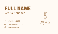 Wheat Baker Badge  Business Card