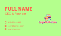 Arrow Graffiti Art Number 2 Business Card