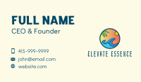 Tropical Surf Ocean  Business Card