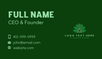 Lotus Yoga Wellness Business Card Design