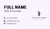 Taiwan Orchid Flower Business Card