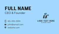 Wild Wolf Character Business Card Design