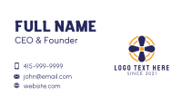 Fan Ventilation System  Business Card Design