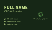 Leaf Wave Wellness Business Card