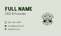 Plant Gardening Shovel Business Card Design