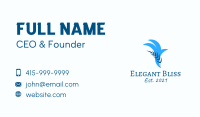 Flying Blue Bird  Business Card