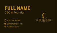 Feather Quill Pen Journalist Business Card