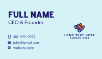 Colorful Binoculars  Business Card