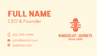 Adhesive Business Card example 2