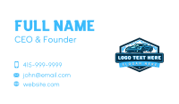 Automobile Bubble Detailing Business Card