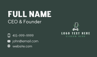 Mower Gardening Maintenance Business Card Design