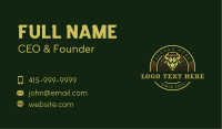 Bull Horn Livestock Business Card