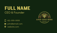 Bull Horn Livestock Business Card Design