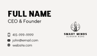 Woman Justice Law Business Card