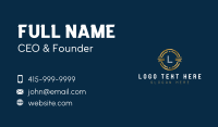 Luxury Technology Coin  Business Card Design