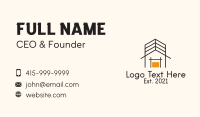 House Frame Builder  Business Card