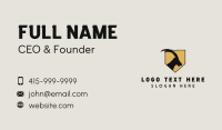 Goat Animal Shield Business Card