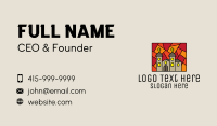 Religious Church Mosaic  Business Card