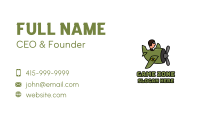 Kiddie Army Plane Business Card Image Preview