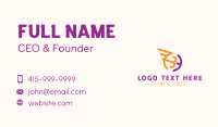 Wing Letter B Business Card