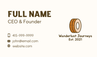Bagel Business Card example 1