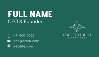 Simple Flying Airplane Business Card