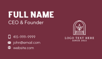 Indoor Plant Business Card example 3
