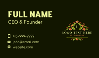 Flower Boutique Florist Business Card Design