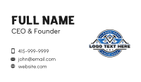 Construction Roofing Hammer Business Card