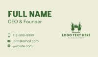 Yard Lawn Mower Business Card Design