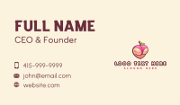 Lingerie Peach Butt Business Card