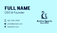 Blue Squid Tentacles  Business Card