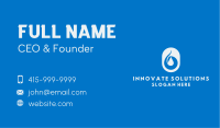 Simple Water Droplet Business Card