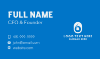 Simple Water Droplet Business Card