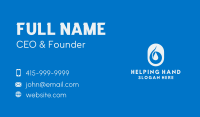 Simple Water Droplet Business Card Image Preview