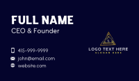 Premium Triangle Investment Business Card