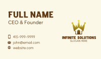 Royal Tiny House Realty Business Card Design